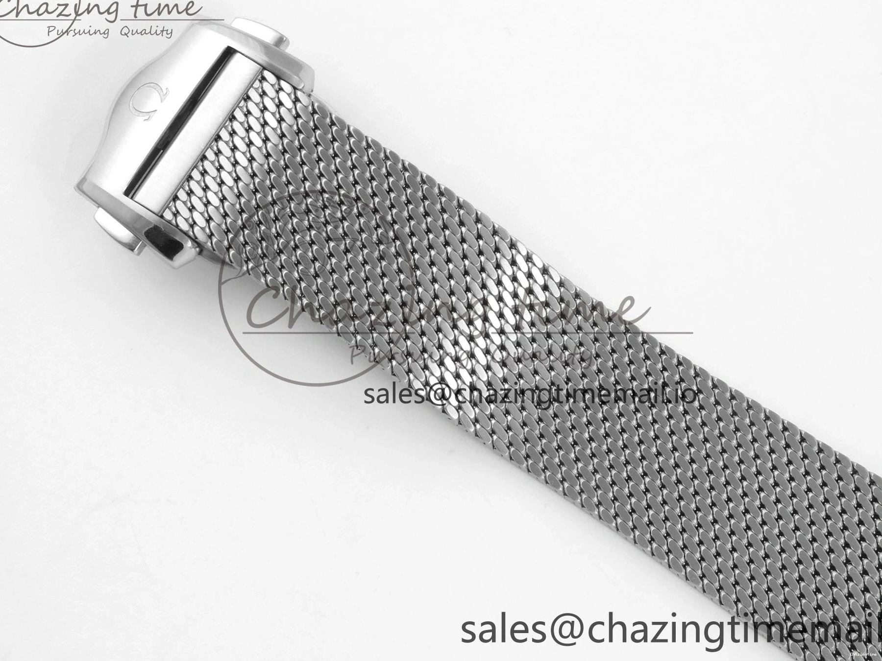 0225 Seamaster 300M 42mm SS VSF Best Edition Black Dial On Mesh Bracelet A Stretchable 7658